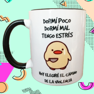 Taza Elijo el camino de la violencia 1