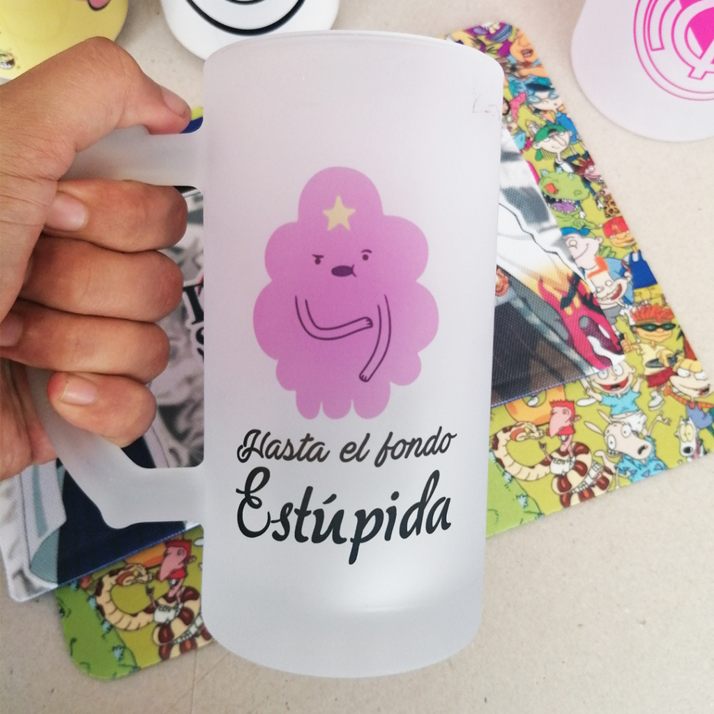 Abagua - Regalos personalizados 29 Chop Cervecero Hasta el Fondo, Estúpida