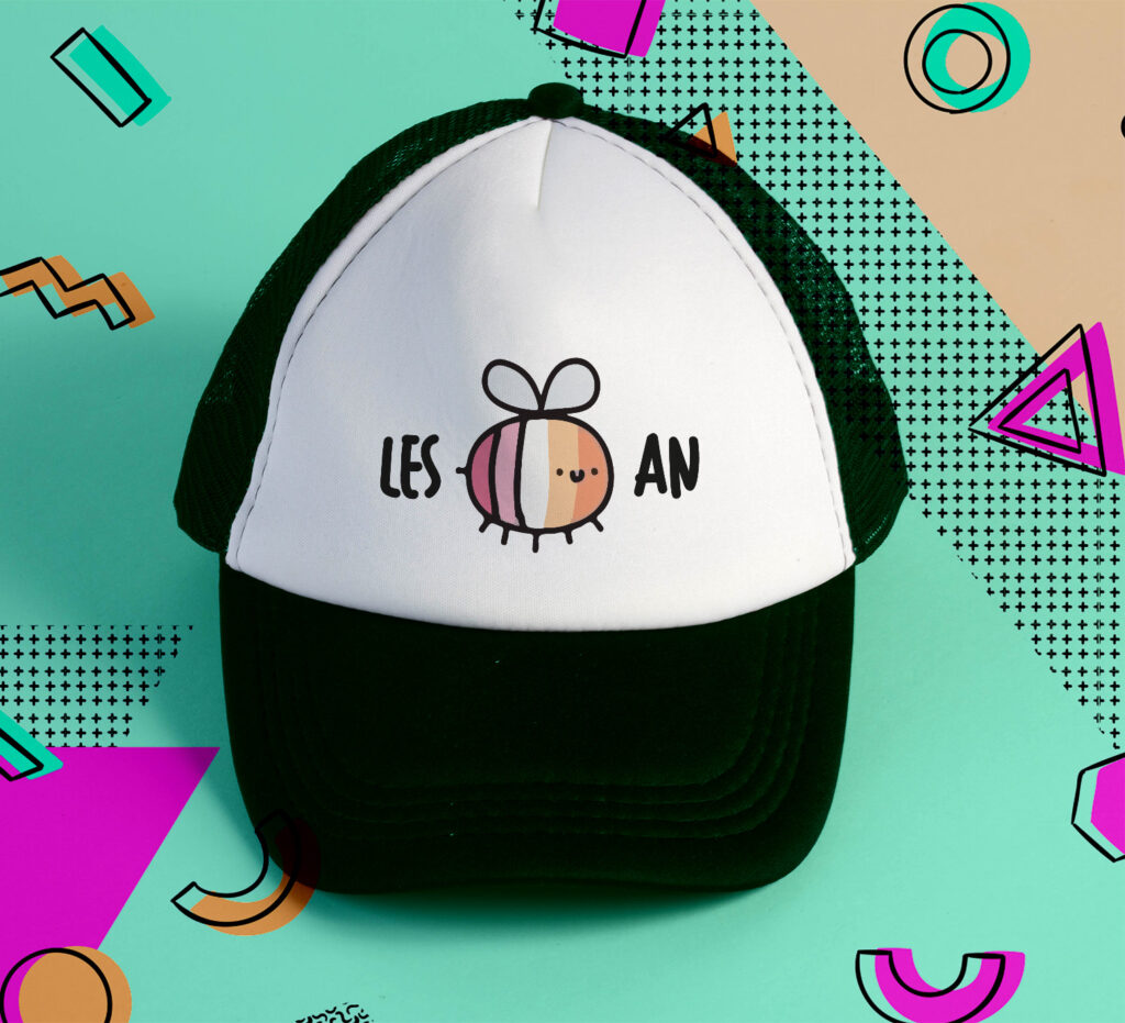 Abagua - Regalos personalizados 11 Gorra Lesbiana diseño