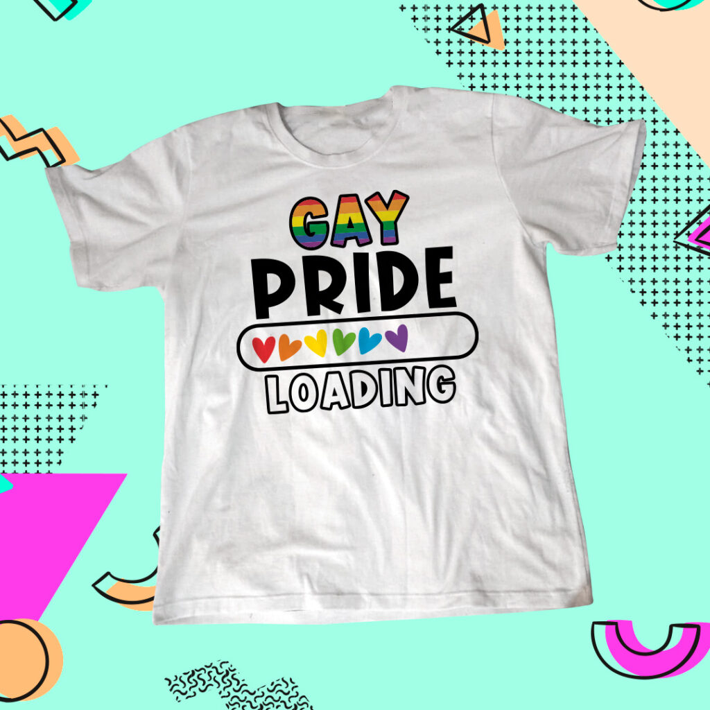 Abagua - Regalos personalizados 18 Polo Pride loading (Polos con diseño LGBT)